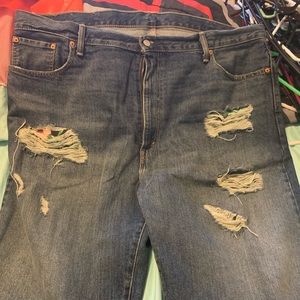 Levi’s blue jean shorts 569